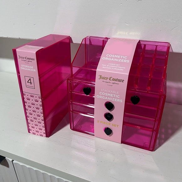 JUICY COUTURE STORAGE ORGANIZERS
